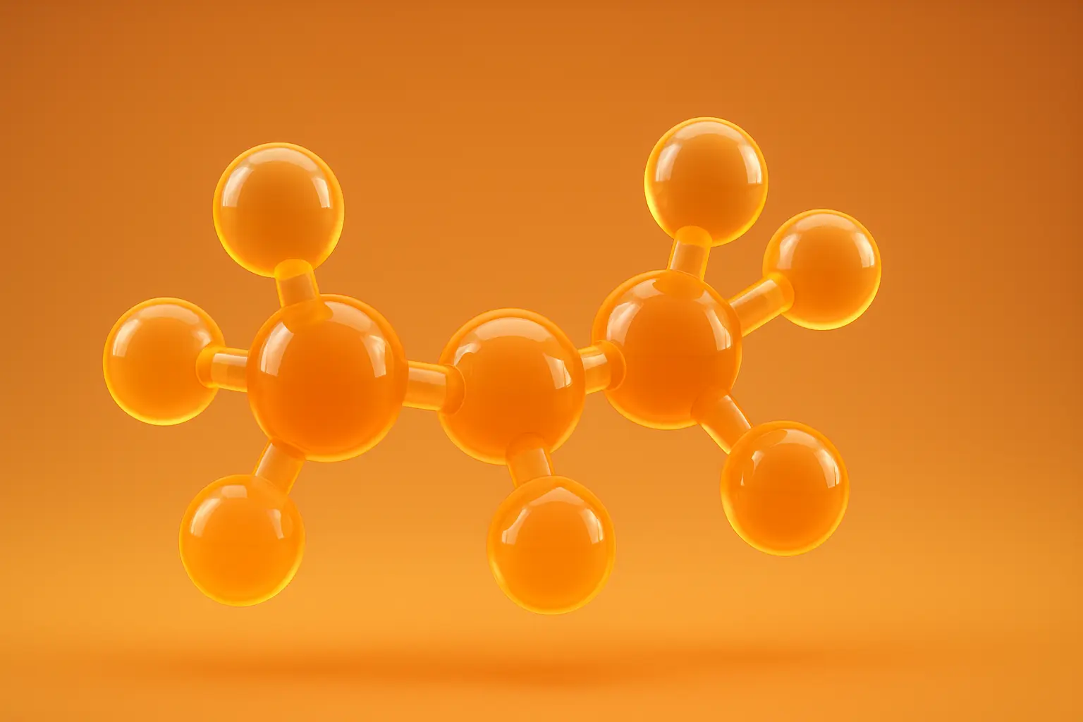 Propan Molekül als 3D-Modell