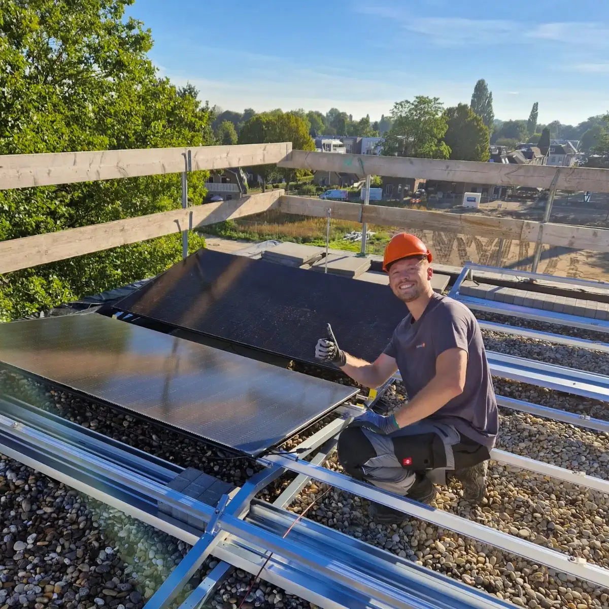Triple Solar Installation PVT-Anlage