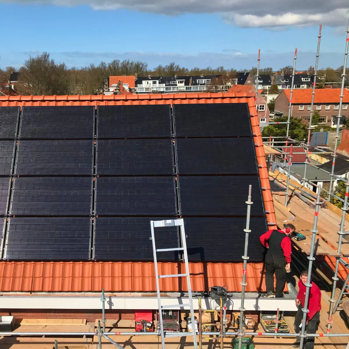 Triple Solar PVT-Module Dachmontage