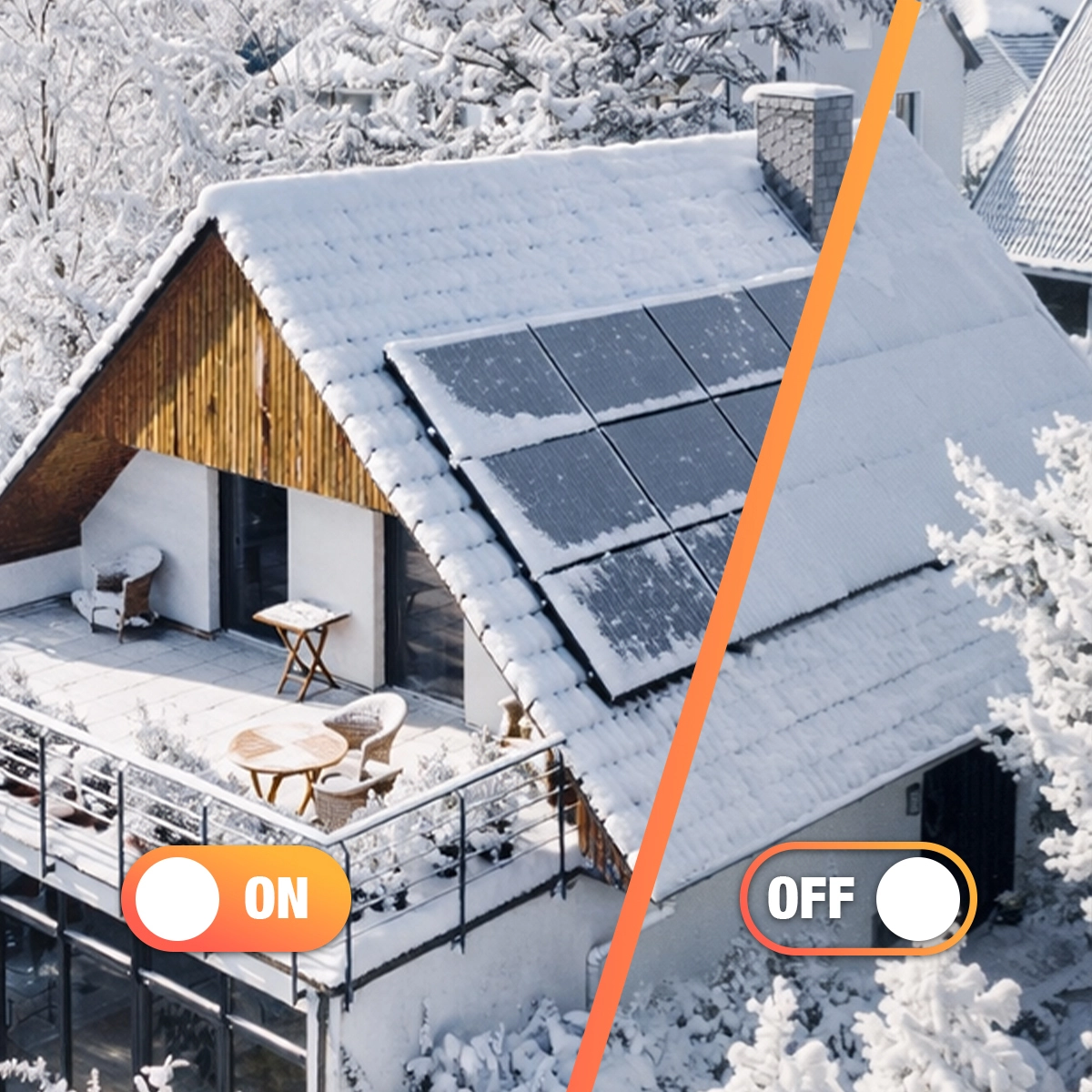 Triple Solar PVT-System Abtaufunktion